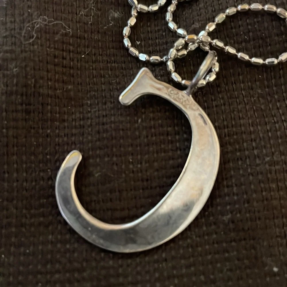 Silpada Silver Chain with “C” Charm - Picture 3 of 5